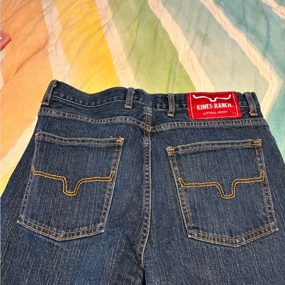 Kimes Ranch Men's Deep Blue Slim Jeans - Picture 8 of 15